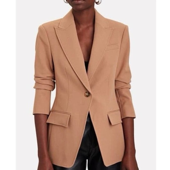 A.L.C. Camel Brown Single Breasted Blazer